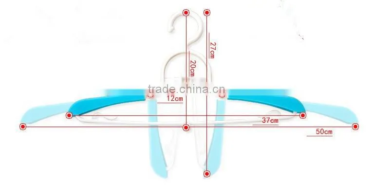 Business Travel Home Required Portable Folding Clothes Hangers Easy To Carry New