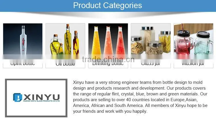 250ml cheap unique shaped wine glass bottles