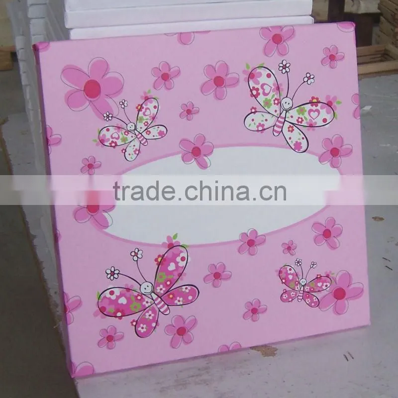 Decorative stretched canvas