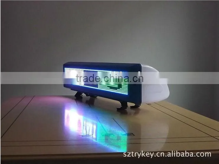 P16 red color outdoor led display sign for car park bus station
