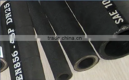 EN 856 4SP High Pressure Steel Wire Spiral Hydraulic Rubber Hose
