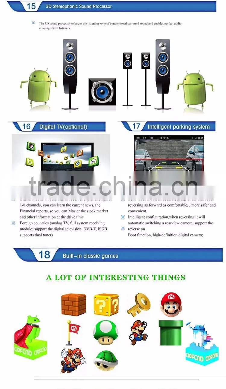 Bosstar Android car stereo gps multi media player for VW JETTA with bluetooth,3g,wifi,mirror,play store