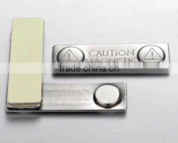 blank magnetic name badge