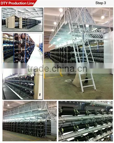 polyester yarn factory and polyester yarn export in china