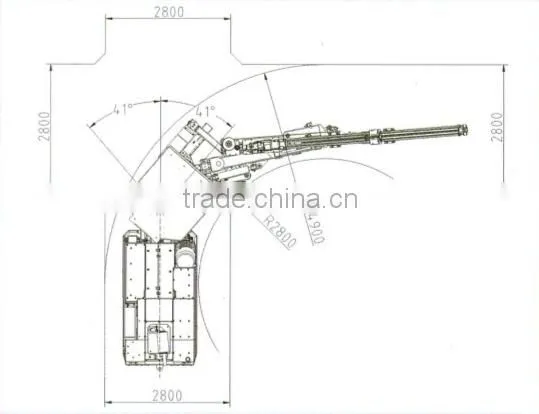 Hydraulic trailer mounted water well drilling rig for sale