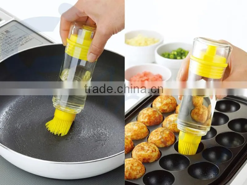 Arnest cookware kitchenware utensils tableware cooking oil storage plastic containers bottles silicone brush set 75905