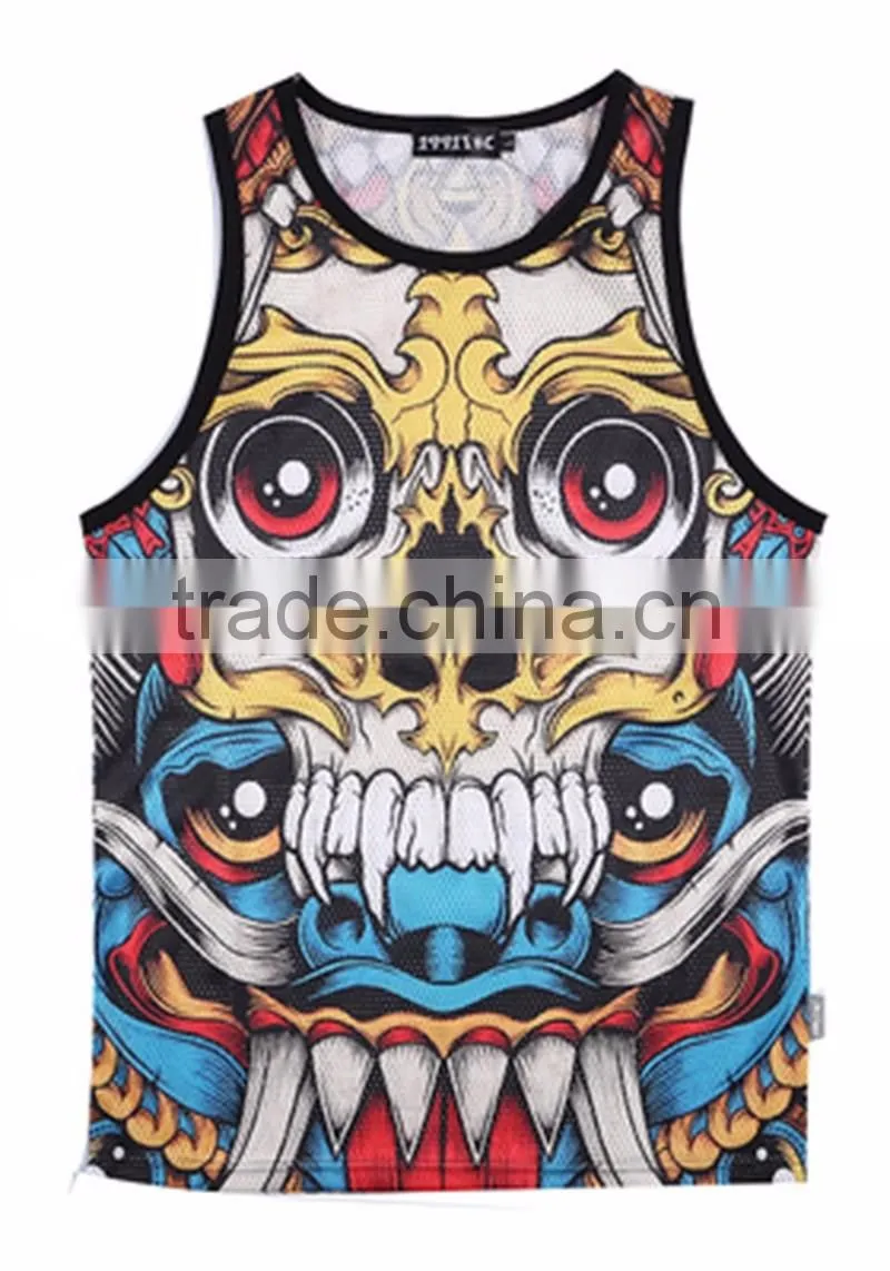 Alibaba china wholesale sublimation underwear vests , tank top , tank top print for men