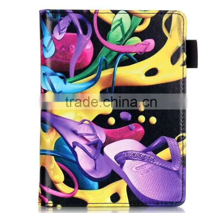 Exactly Fit Custom Printing Leather Case for 2016 New Kindle e-Reader, OEM Leather Case for e-Reader New Kindle 2016