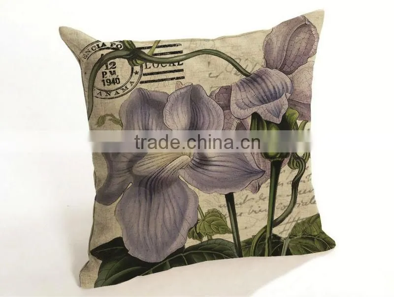 wholesale colorful cheap decorative linen pillowcase