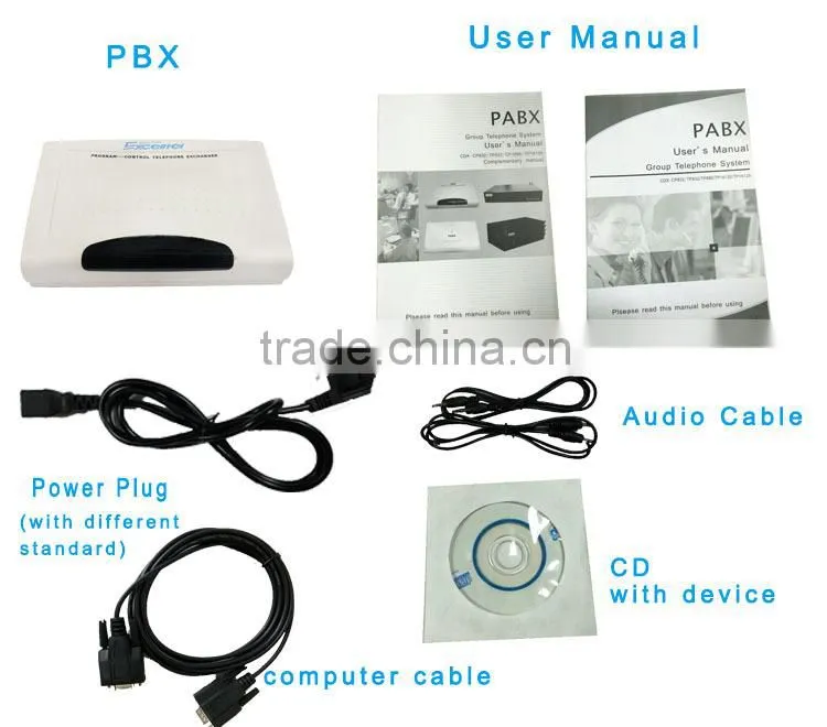 hybrid pabx CP832-816 telephone exchange with cheap price PBX