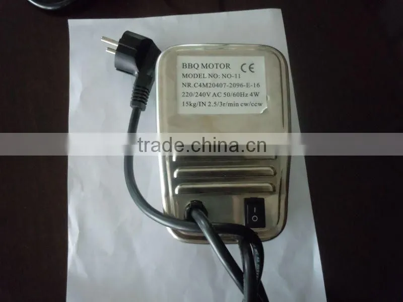 Stainless Steel External Power Supply Powerful BBQ Motor
