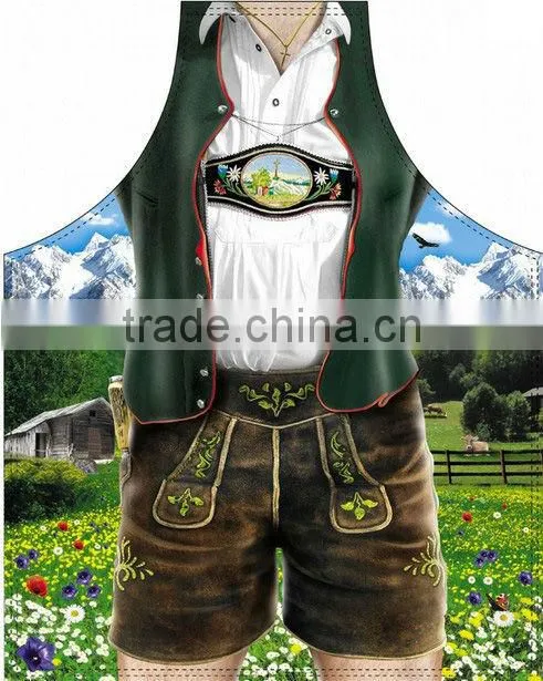 fasion cotton colorful oktoberfest apron