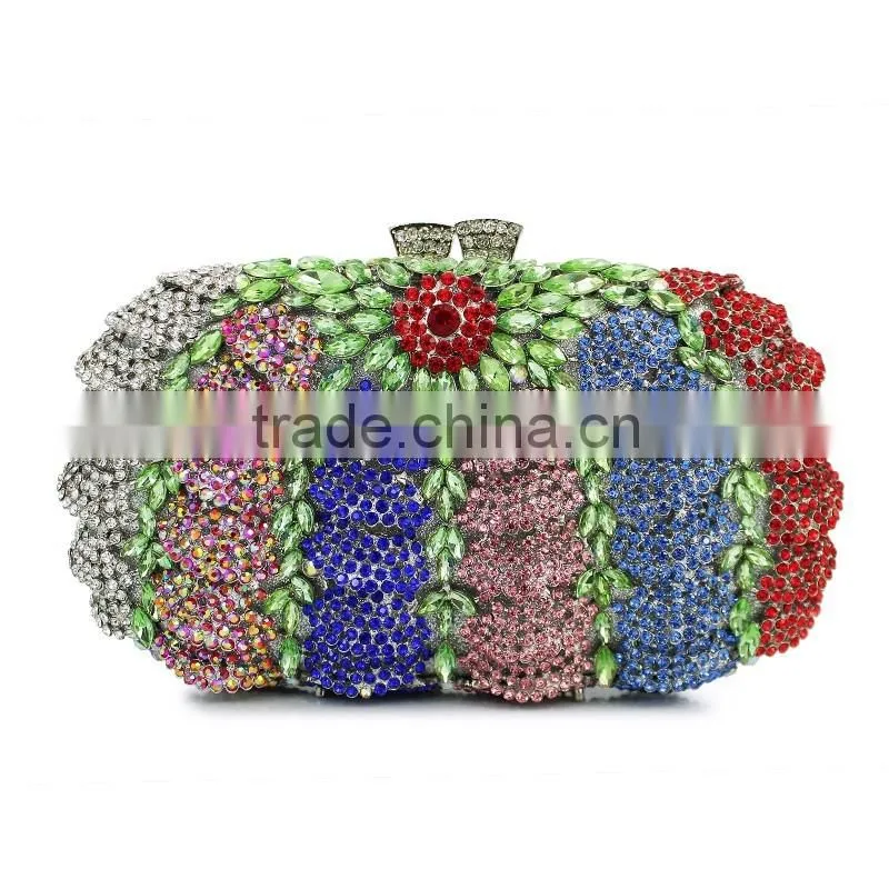 Luxury fashion personality charm mini clutch evening bag ladies handbag party party purse shoulder bag (8766A-G2)