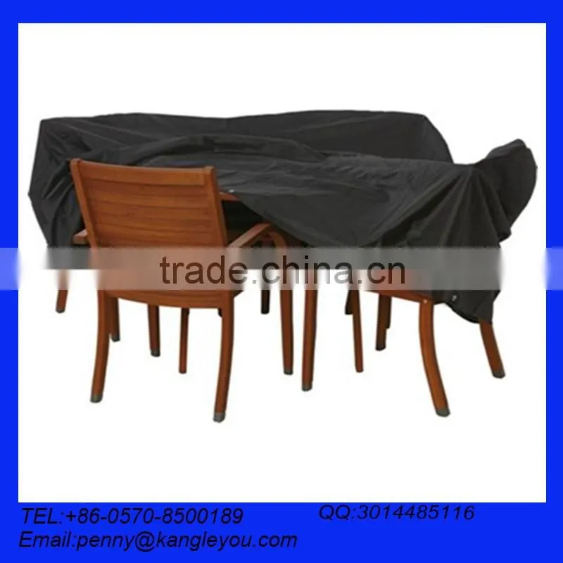 Home Garden rectangular Table cover and chairs