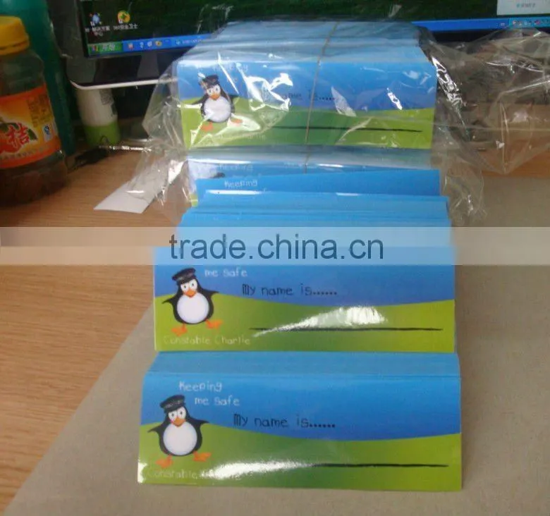 Die cut removable adhesive sticker for promotional gifts