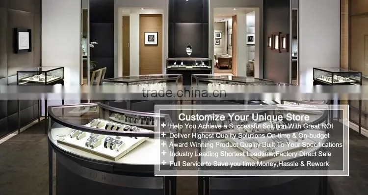 High End Luxury Custom Retail Wooden Watch Store Shop Display Furniture