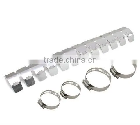 Exhaust pipe Hose clamp with pipe guard for 2 stroke Motorcycle