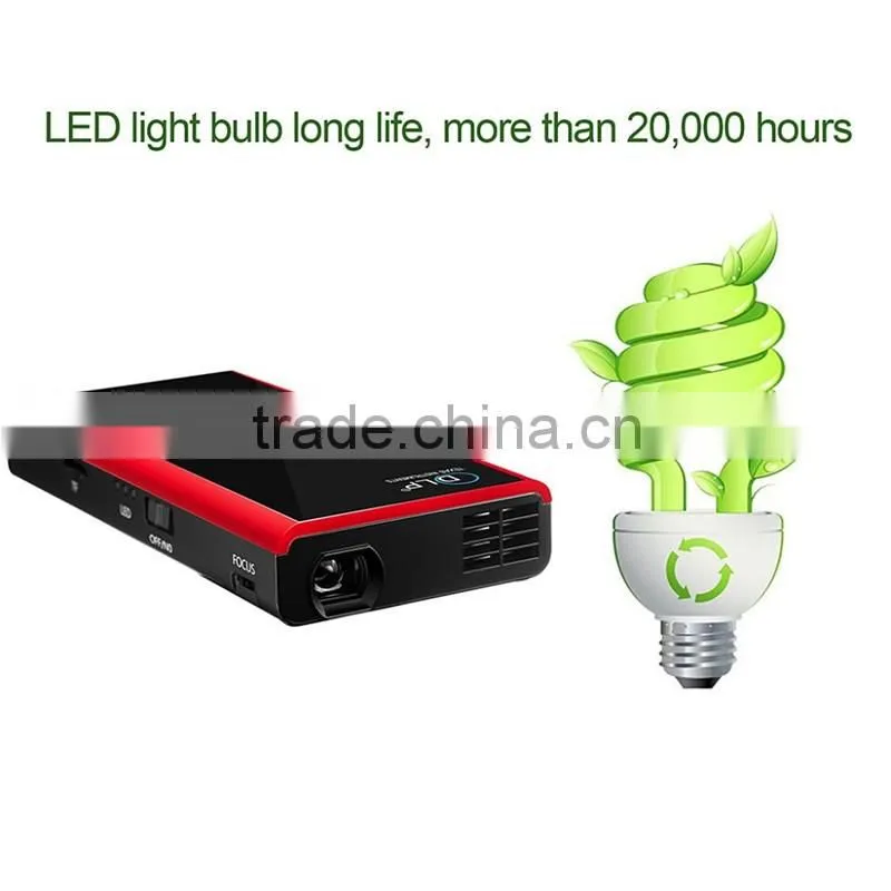 E06S Android 4.2.2 OS Mini Wifi Airplay Telefoon/PC cnected with Mobiele Video Projector