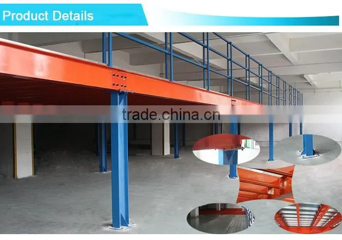 Customized warehouse storage steel metal mezzanine rack floor