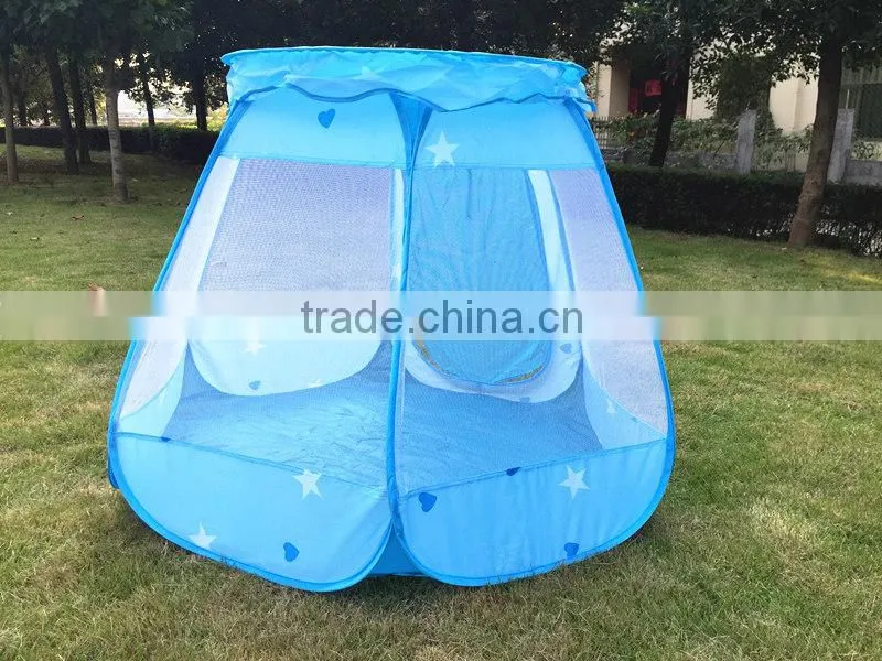 boy's blue prince 6 sides play hut baby play tent