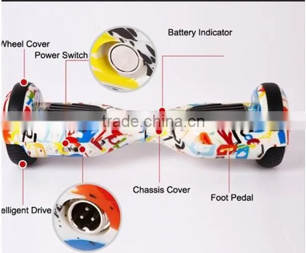 Rock Electric Hoverboard Plus Size Self Balancing Scooter 10 Inch 2 wheels smart electric skateboard
