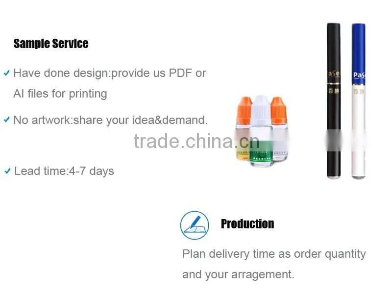 High Quality Cheap Private Sticker Label Printing For Electronic Cigarette
