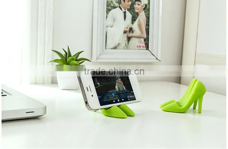 New design high heeled shoes tablet phone holder mobile phone holder cell phone holder