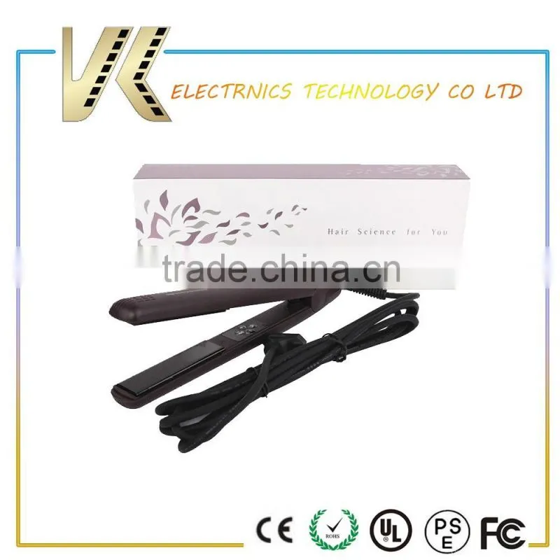 waterproof professional flat iron hair straightening Electric Hair straightener