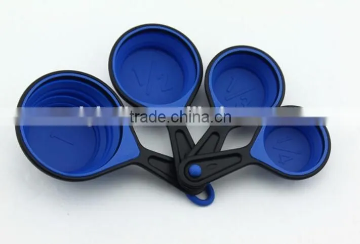 4Pcs Collapsible Silicone Measuring Cups Set