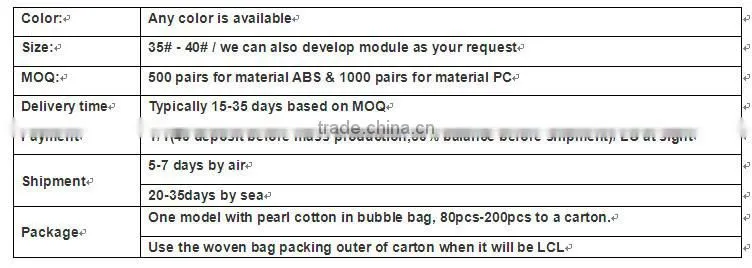 2016 fashional ABS high heel shoe sole