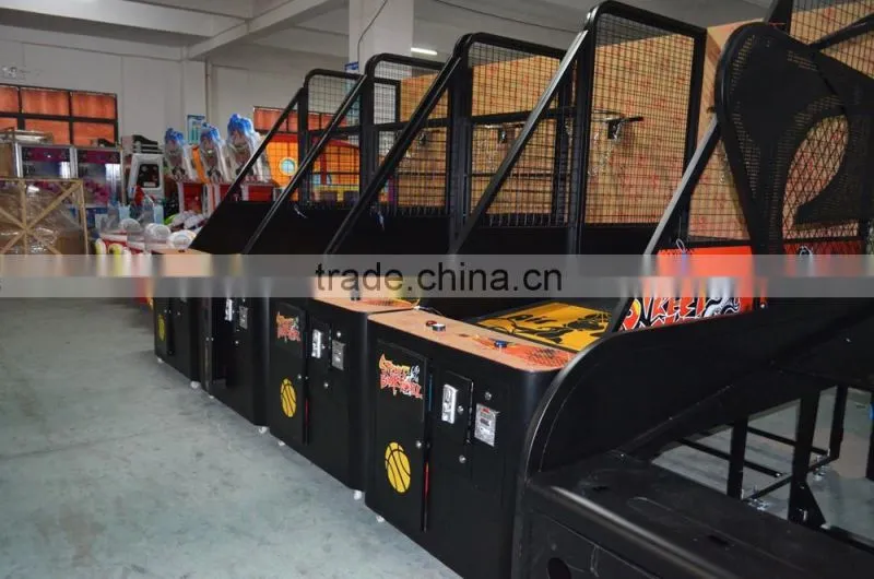 2016 Top grade amusement coin operated game indoor simulator shooting street basketball /arcade electronic game machine for sale