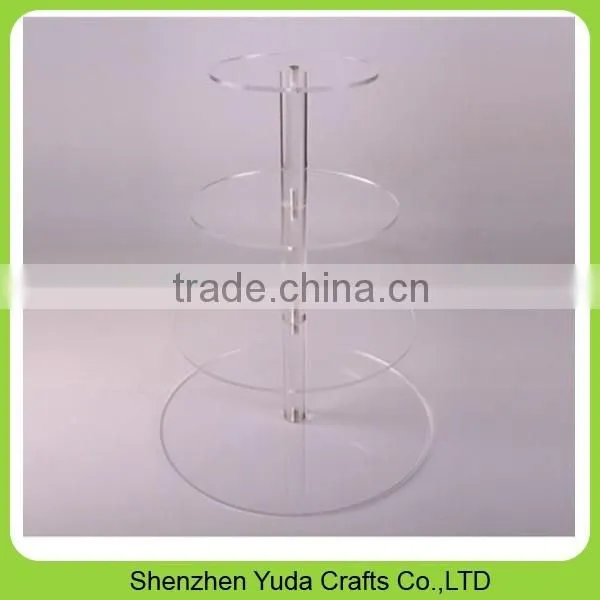 fashion table top colored acrylic wedding cake stand acrylic cake stand for sale