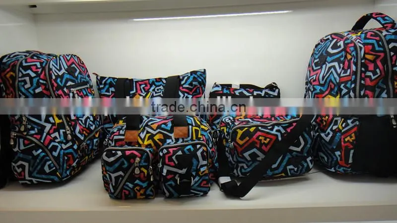 Wholesale Fashion Colorful Printing Shoulder Carried Lady Hand Bag