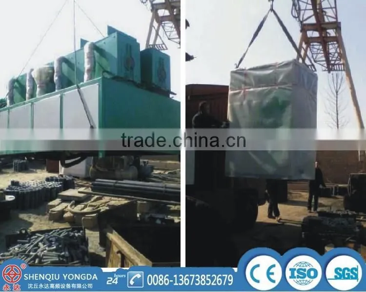 Metal forging medium frequency induction heating machine