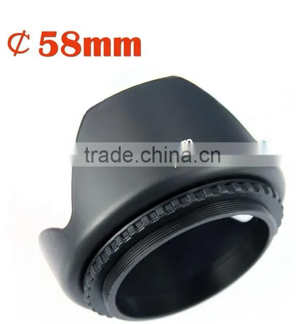 Hot Selling Flower Petal Camera Lens Hood 58mm