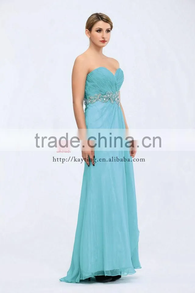Sexy formal chiffon off shoulder bead evening dresses china