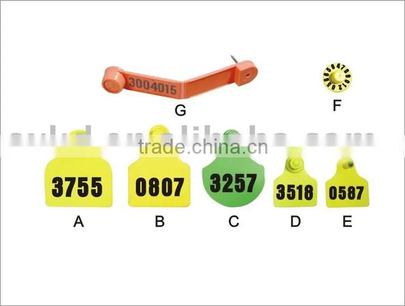 Insured Ear Tag With Laser Printing Number