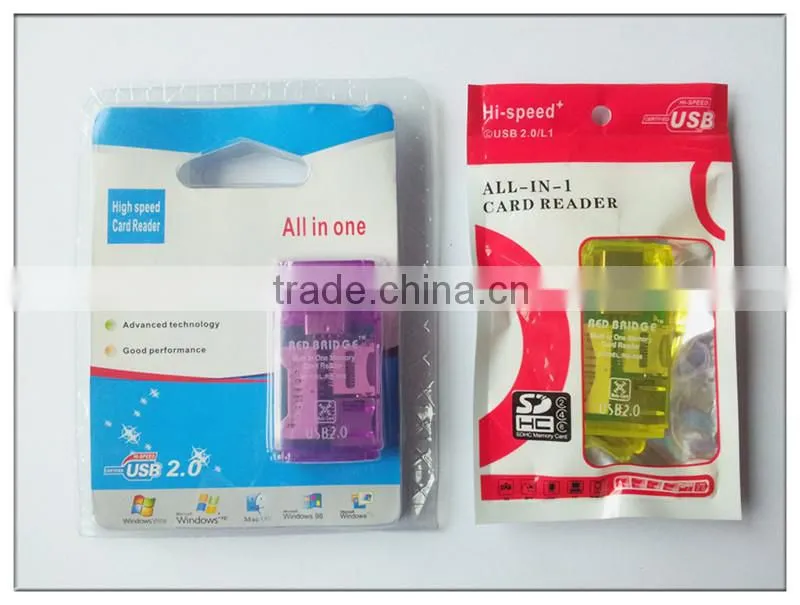 OEM USB 2.0 Multi Slot Memory Card Reader for SD/Mini SD/Microsd/minisd/TF/M2/MS(OS-CR128)