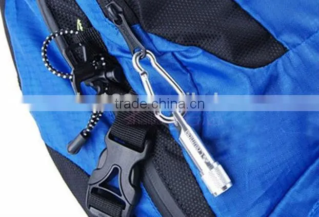 aluminium carabiner led keychain light