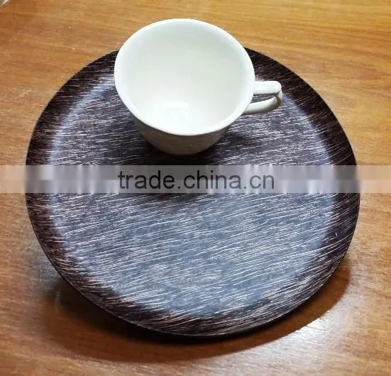 Round Tray, round plate, round food serving tray, serving plate