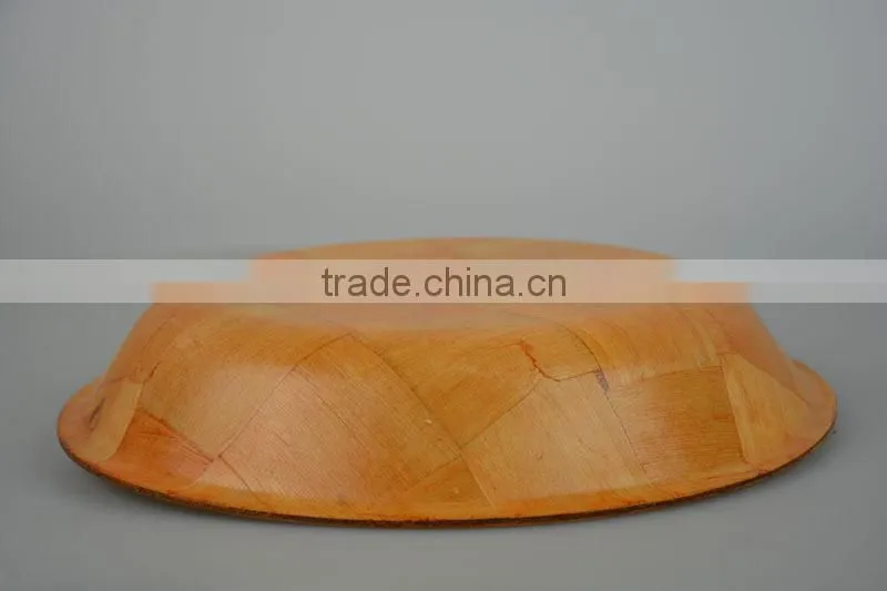 2015 the firmest woven wooden salad bowl set