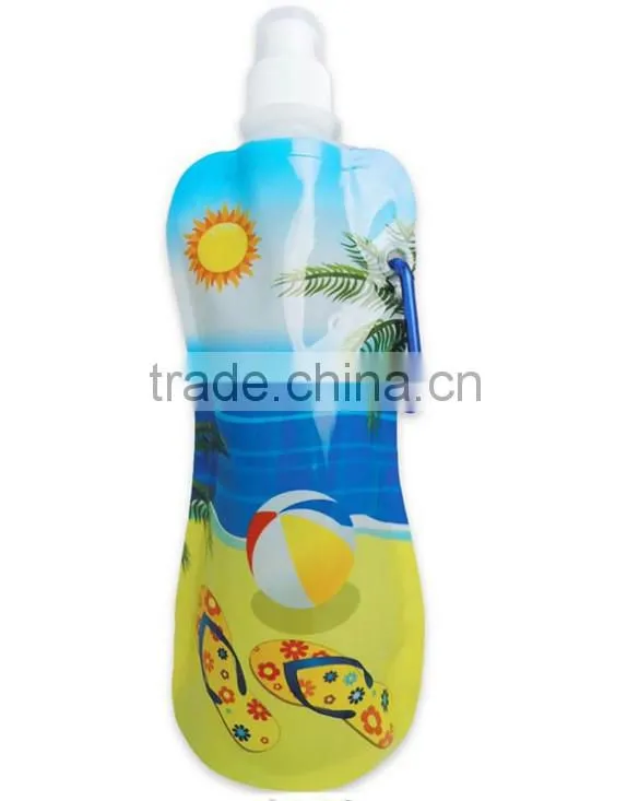 Camping Collapsible Sport Water Bottle for Drinking