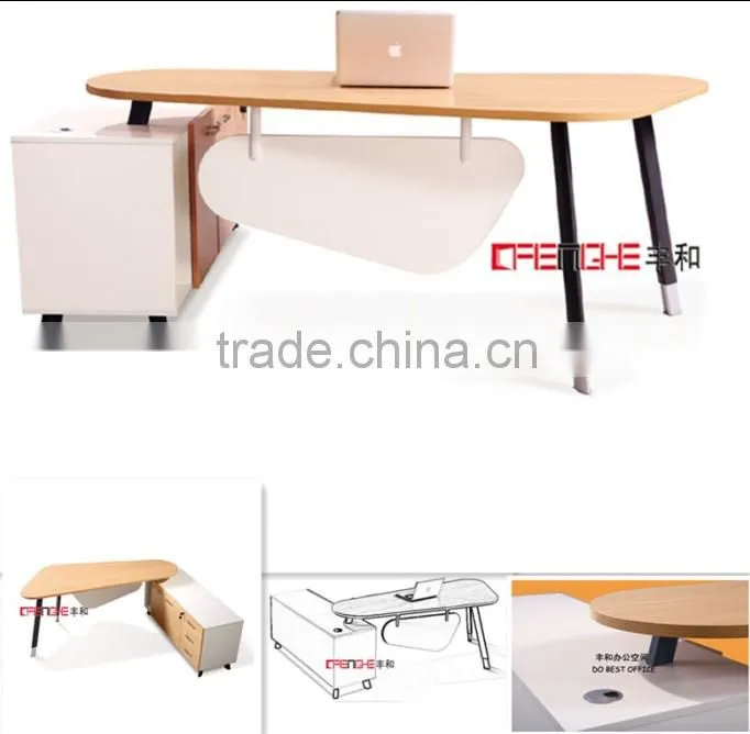 Modern Simple Design Office Table Office Furniture Supplier Computer Table