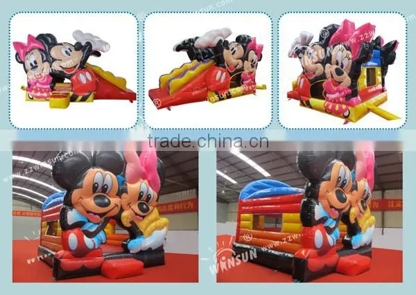Hot sale inflatable castle mickey mouse