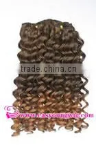 Wholesales two tone synthetic ombre marley hair braid hair weave for black women