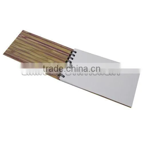 Customized wooden cover notebook