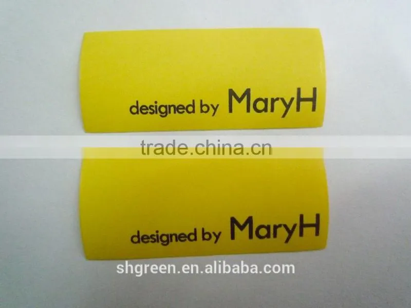 Dull surface polyester taffeta printing label