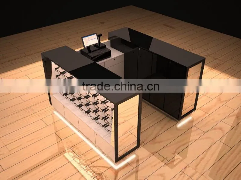 Banking panit sunglasses kiosk showcase sunglasses mall kiosk