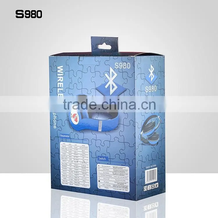 High quality SNHALSAR S980 bluetooth Headset, headphone with mic