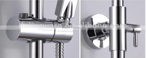 Deltar bath Led shower heads set, rain shower head set with hose